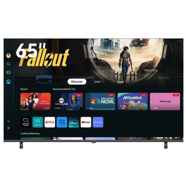 Televizor 65inch 163cm LED 4K UHD TizenOS WiFi Bluetooth 60Hz Negru