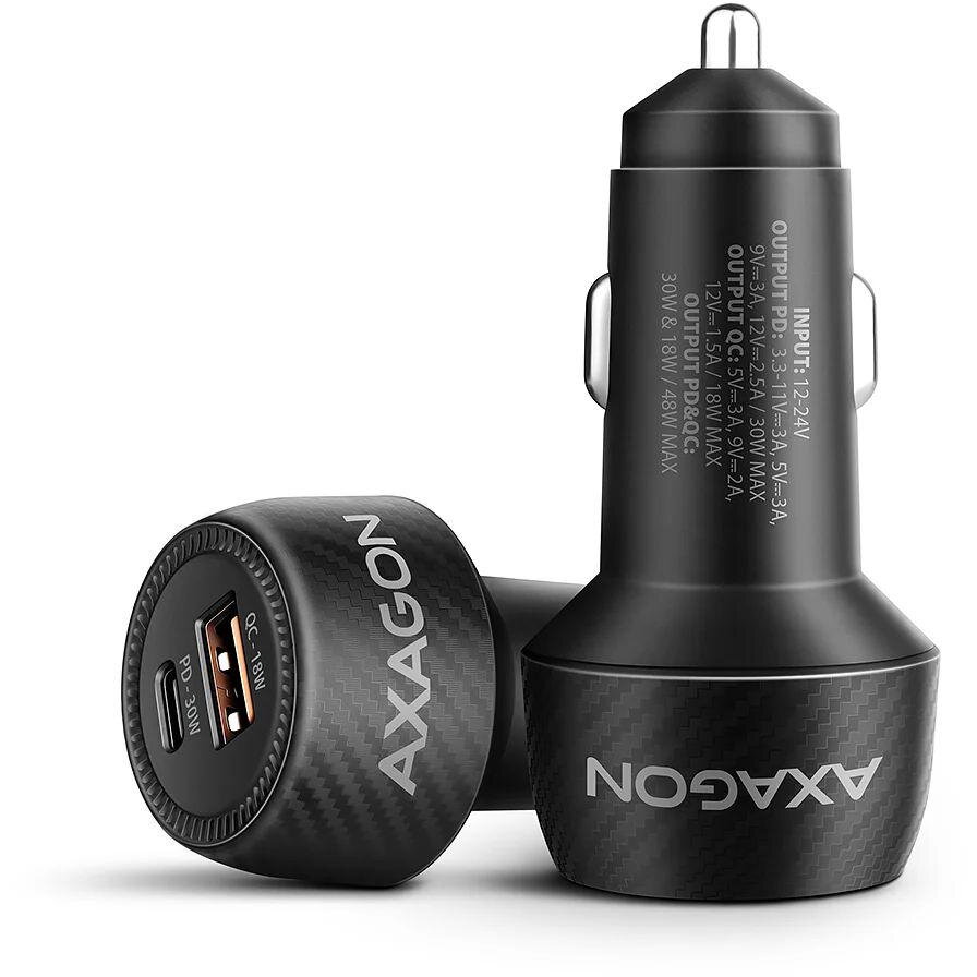 Incarcator Axagon PWC-PQ48 48W USB-A + USB-C PD3.0/PPS/QC4+/SFC Negru