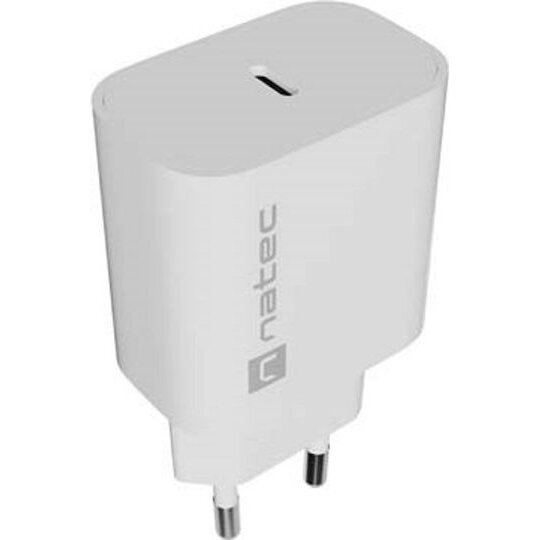 Incarcator Natec Ribera USB 1X USB-C 20W Alb