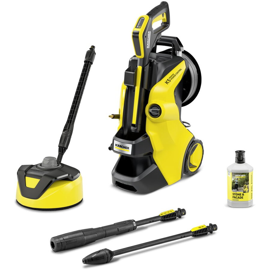 Aparat de Spălat cu Presiune Karcher K 5 Premium Power Control Flex Home 1.324-713.0 Maxim 145 Bari 2100W Galben/Negru