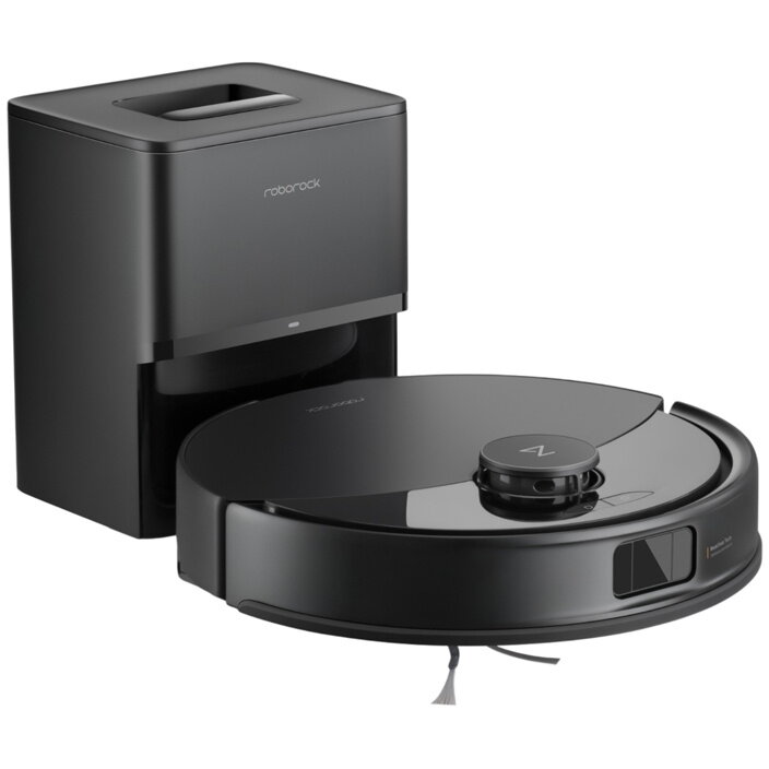 Robot de Aspirare Roborock Q10 PF+ B 10000Pa cu Statie de Golire Automata Baterie 5200mAh Autonomie 150 Min Navigație LiDar Suport Alexa și Google Home Negru
