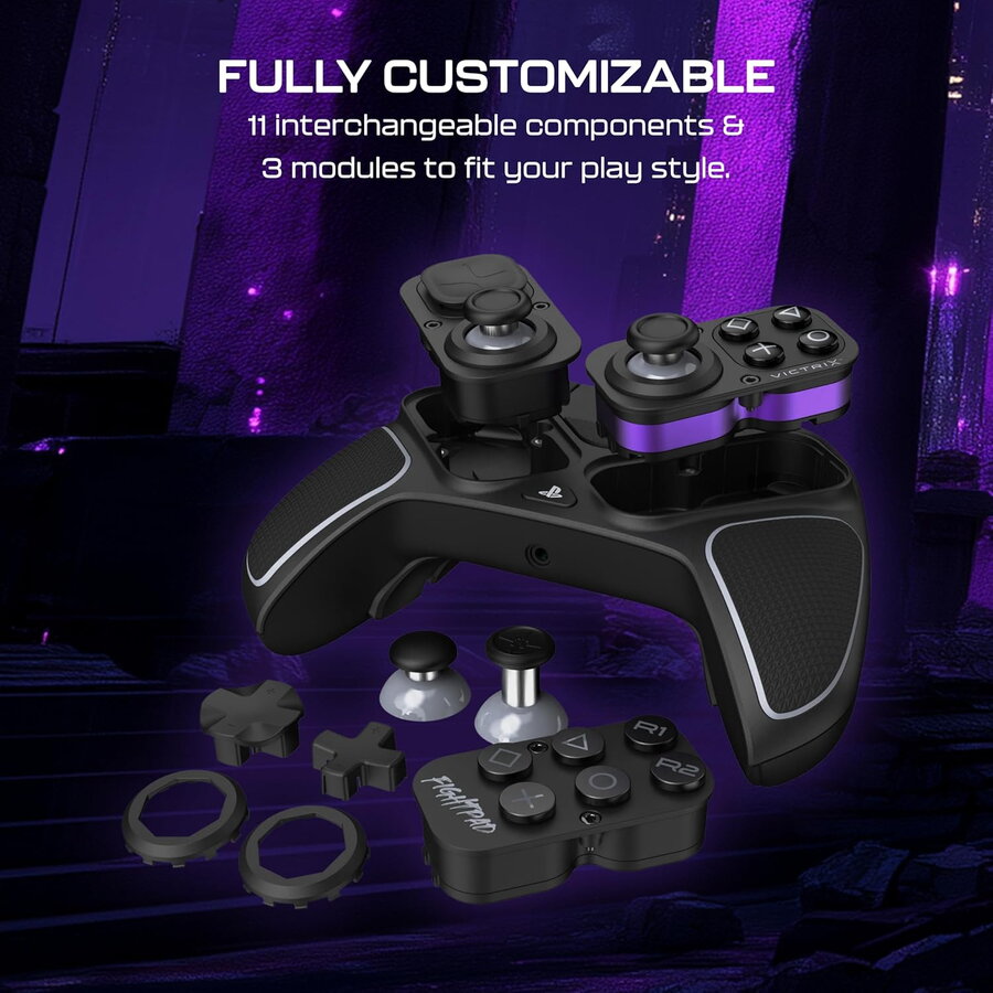 Controller Wireless Turtle Beach Victrix Pro BFG Reloaded pentru PS5 / PS4 Negru — imaginea 4