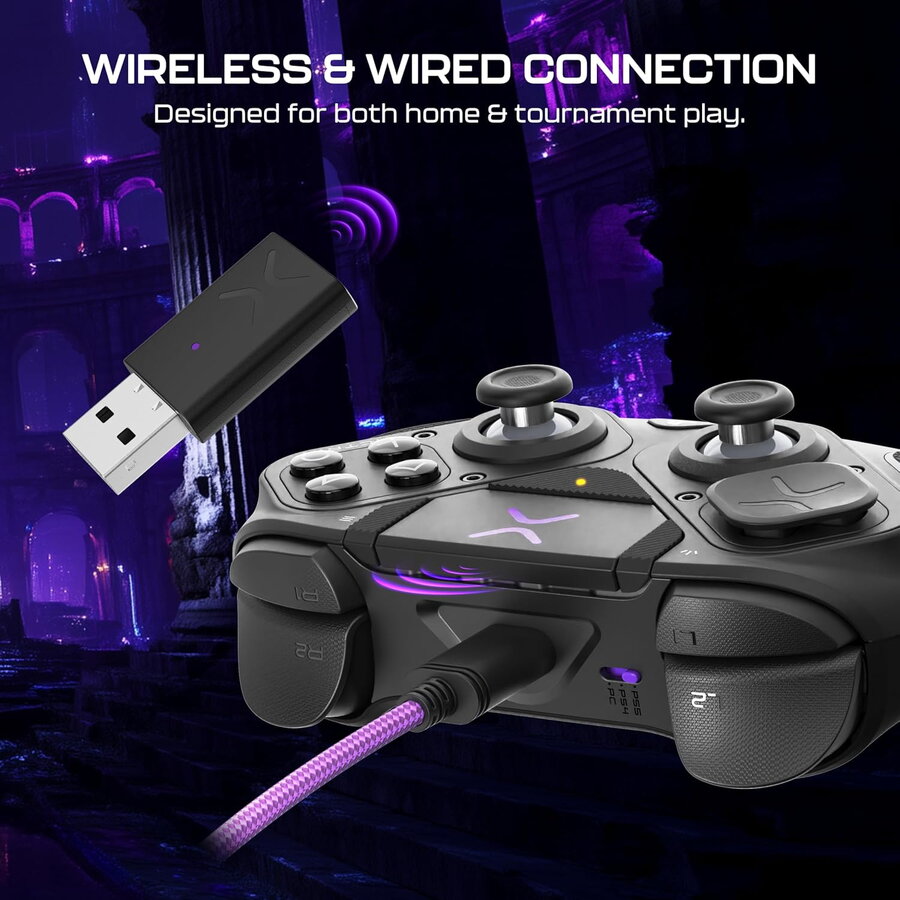 Controller Wireless Turtle Beach Victrix Pro BFG Reloaded pentru PS5 / PS4 Negru — imaginea 5