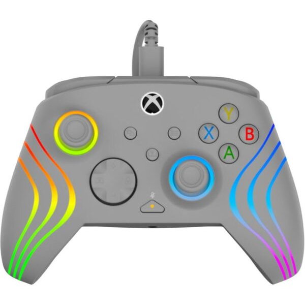 Controller cu Fir Turtle Beach Afterglow Wave pentru XBox USB-C Iluminare RGB Gri — imaginea 2