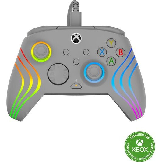Controller cu Fir Turtle Beach Afterglow Wave pentru XBox USB-C Iluminare RGB Gri