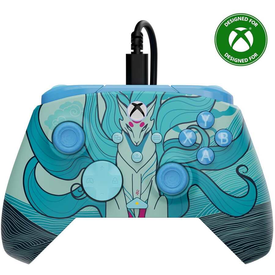 Controller Turtle Beach Rematch Advanced pentru XBox și PC Blue Kitsune