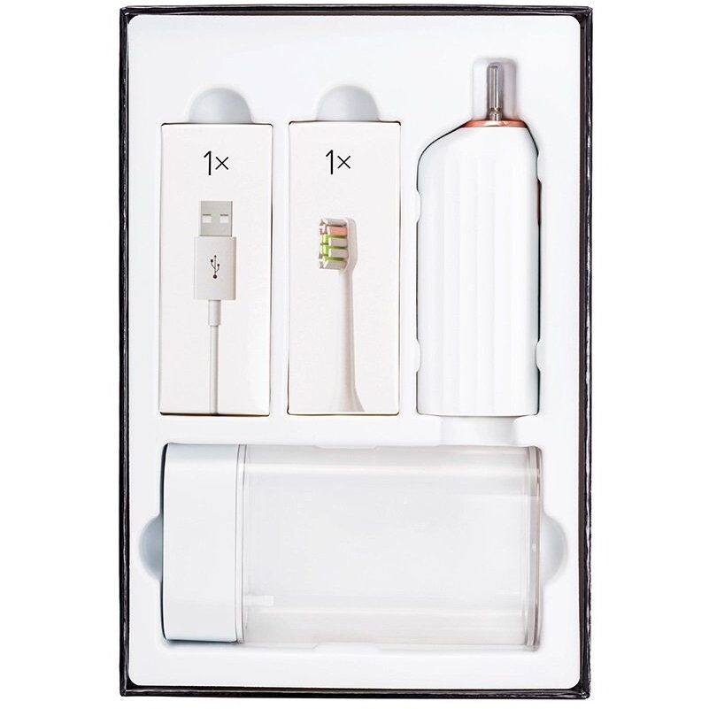 Periuta de Dinti Electrica Vitammy Vivo Model Premium 72000 Vibrații / Min 3 Moduri de Periaj Alb — imaginea 6