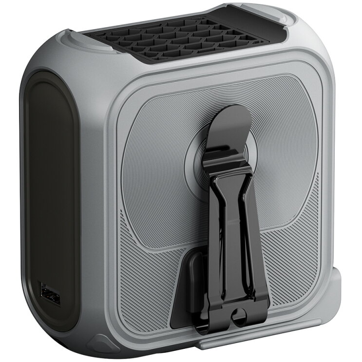 Ventilator Portabil + Baterie Externa 10000mAh Techsuit Z13 Grey — imaginea 2