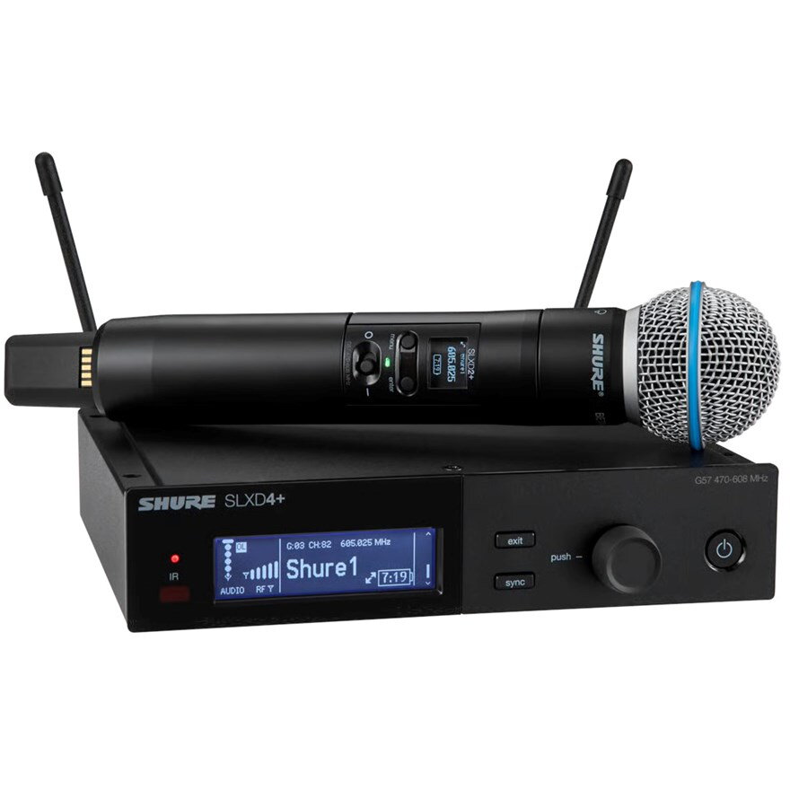 Microfon Shure SLXD24+E/B58-G65 Digital Wireless Negru