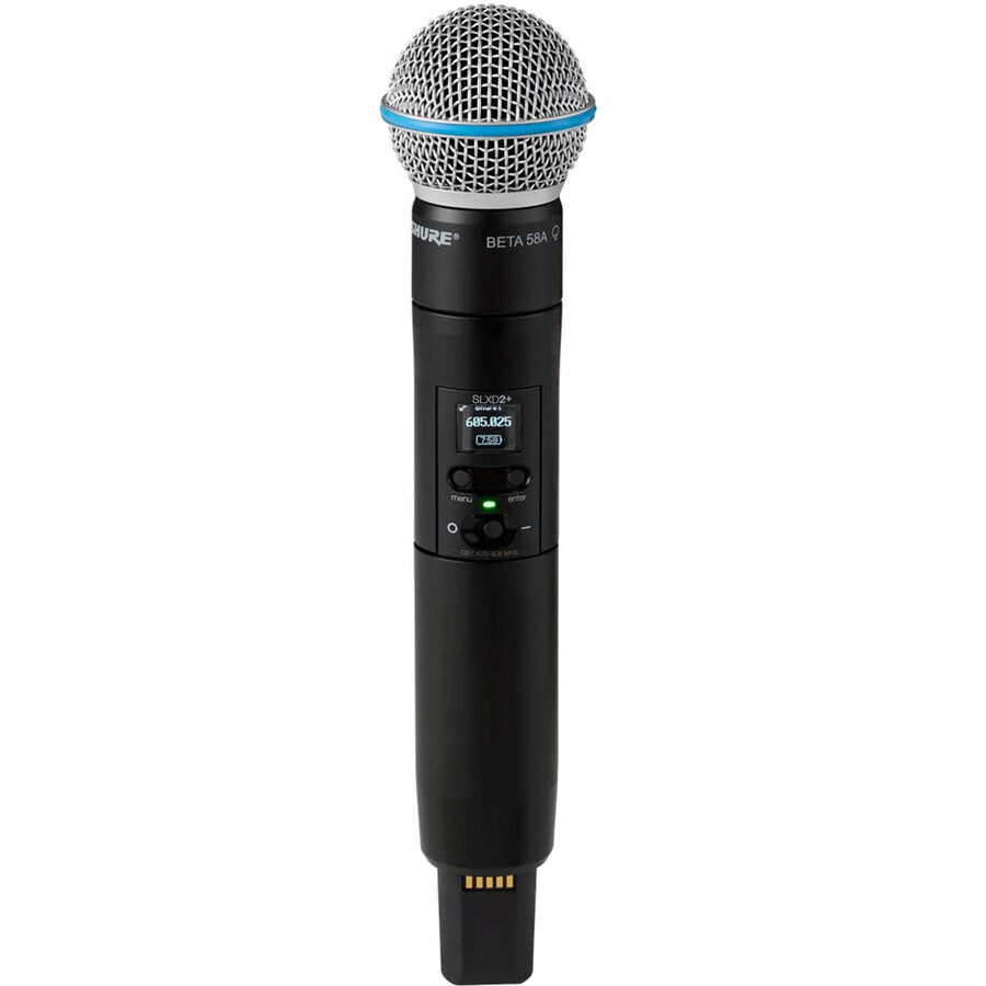 Microfon Shure SLXD24D+E/B58-G65 Dual Digital Wireless Negru — imaginea 2