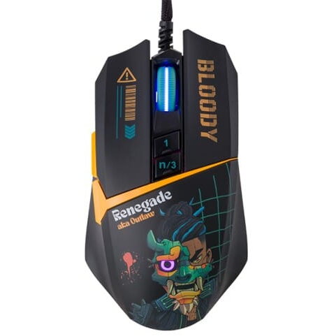 Mouse Bloody W63 Max RENEGADE Negru