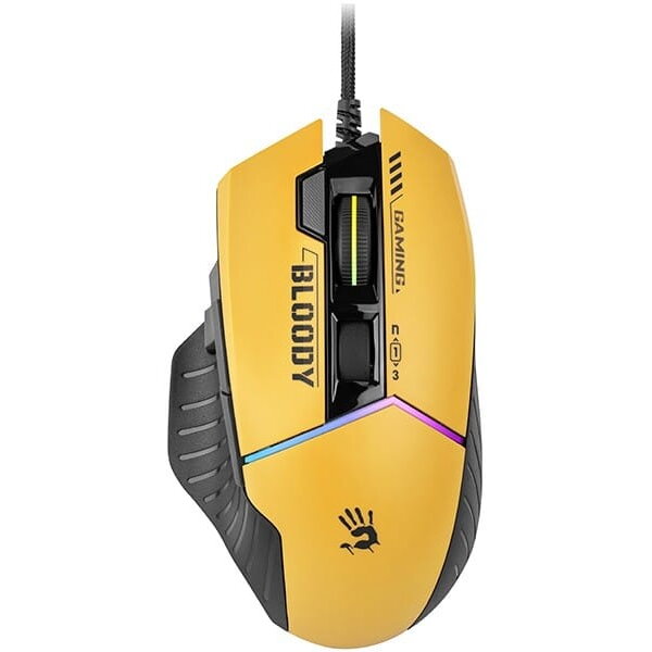 Mouse Bloody W95Max Gaming Galben