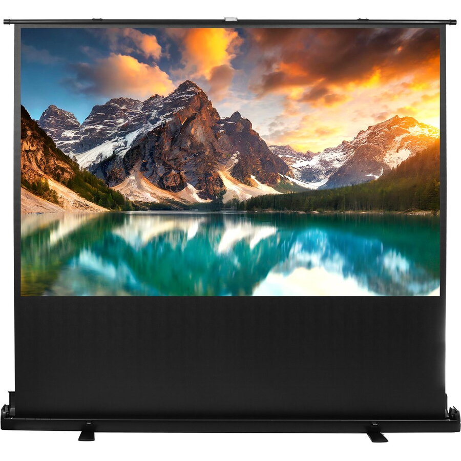 Ecran de Proiecție de Podea Maclean MC-964 Portabil Diagonala 100Inch / 254CM 16:9 Negru — imaginea 2