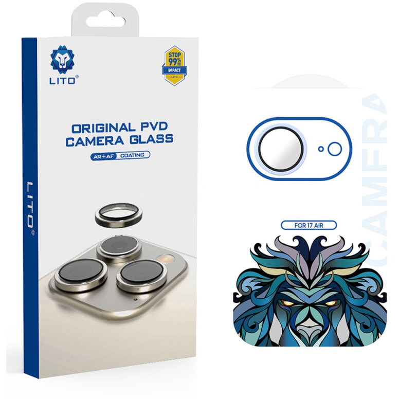 Folie Protecție Lito Camera Spate Titanium AR Apple iPhone 17 Air Sticlă Securizată