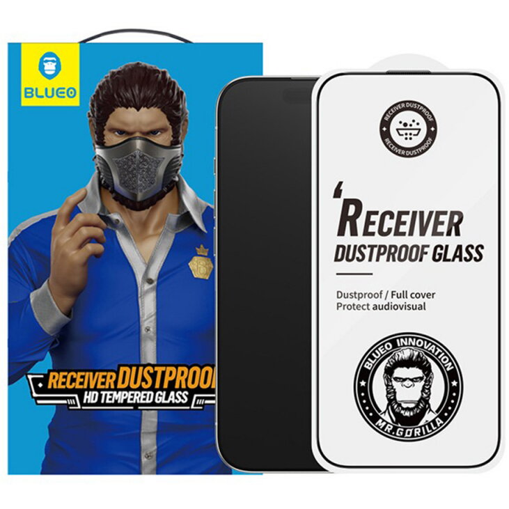 Folie Protecție Blueo Anti-Dust HD Applicator Pro Apple iPhone 17 Air Sticlă Securizată Full Glue