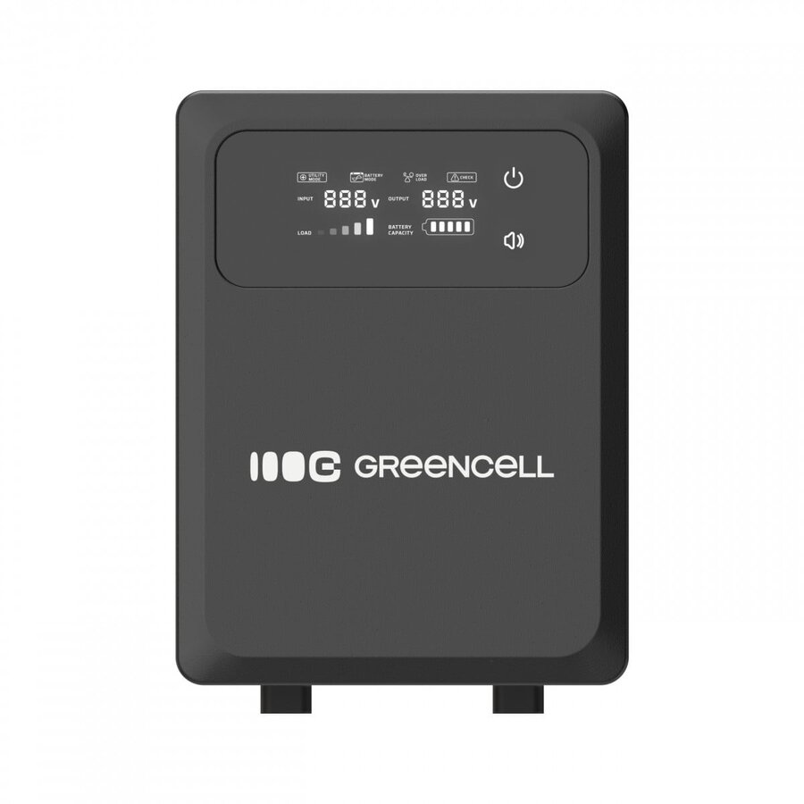 Sursa de Alimentare Neintreruptibila Green Cell AVR UPS 1500VA 1000W Black