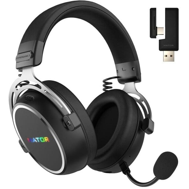 Căști Hator Hypergang 3 Wireless ESH55 Hi-Res ANC Negru
