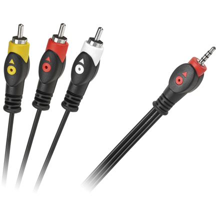 Cablu Jack 3.5mm Generic 4 Canale Lungime 3m Multicolor
