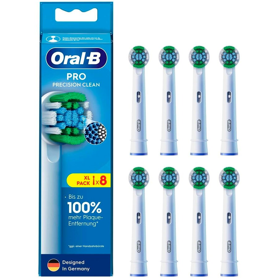 Set Capete de Rezerva pentru Periuta Electrica Oral-B Pro Precision Clean 8 Bucati
