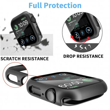 Husa smartwatch Techsuit pentru Apple Watch Neagră — imaginea 3