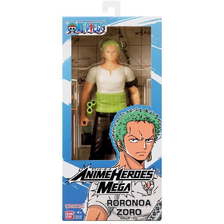 Figurina Bandai Anime Heroes Mega - Roronoa Zoro 30CM Varsta 4 Ani+