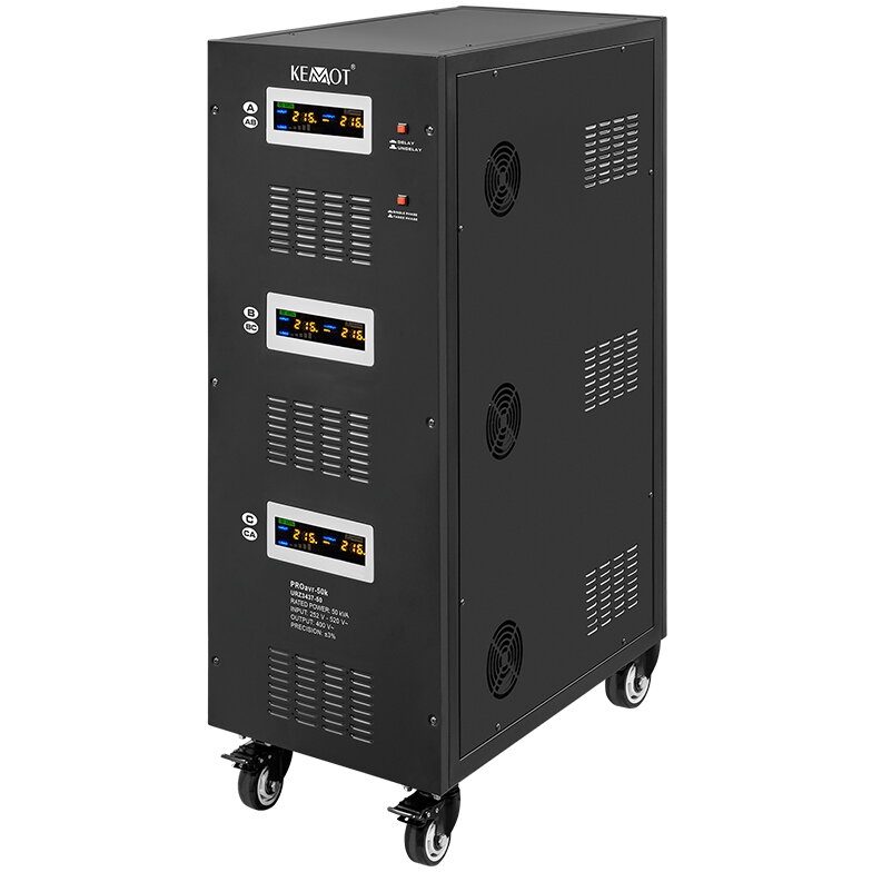 Stabilizator de Tensiune 50KVA LCD Black