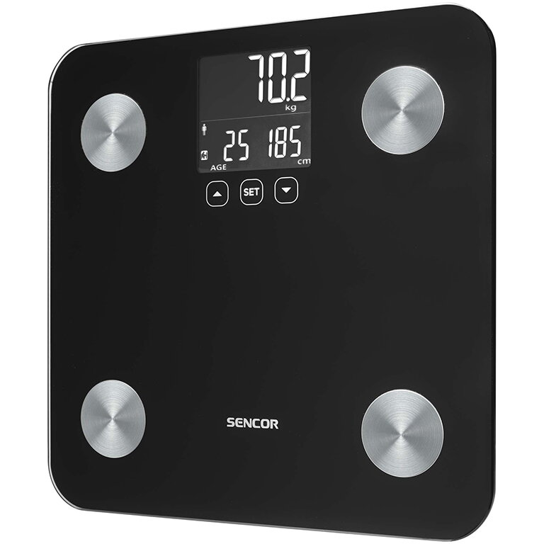 Cantar corporal S-SBS6026BK 180 kg Black