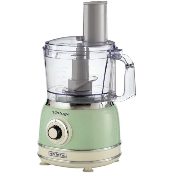 Robot de bucatarie Vintage Green Multifunctional Food Processor light green/cream 1000 watts 1.2 liters
