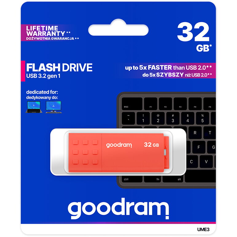 Memorie USB UME3 32GB USB 2.0 Orange