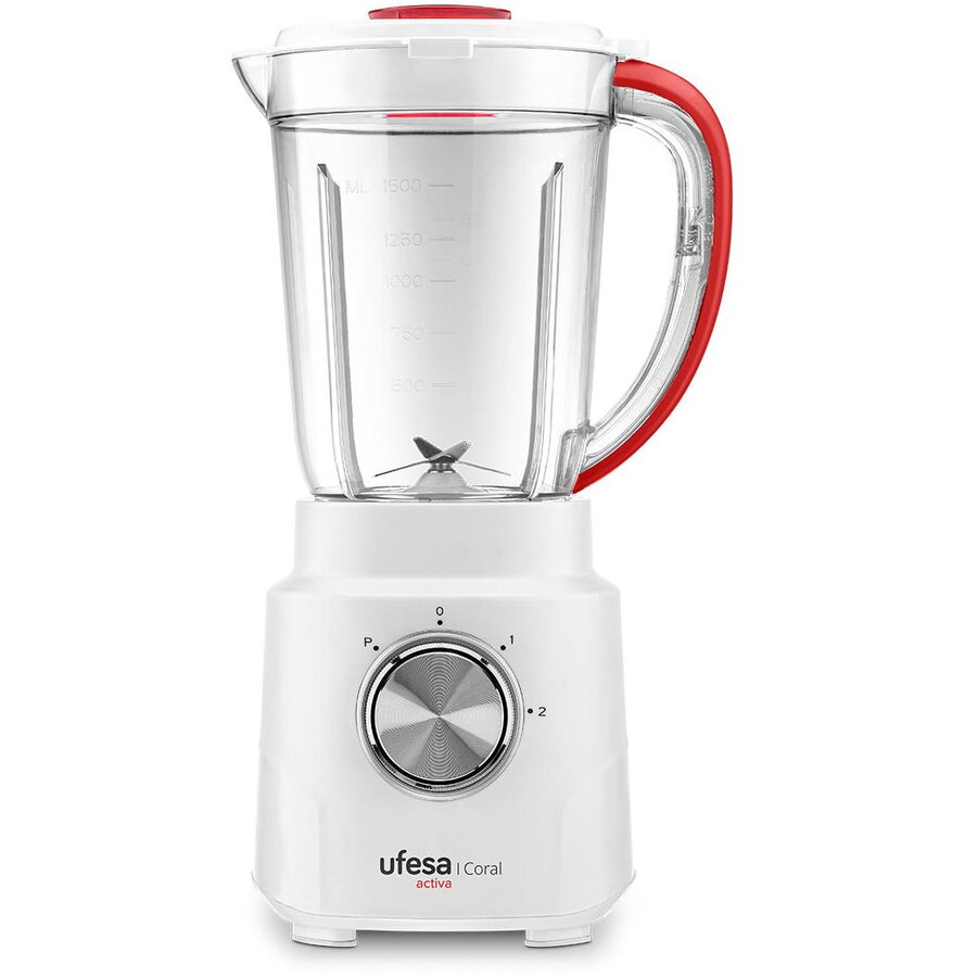 Blender de Masa Coral 1.5 Litri 600W Alb/Rosu
