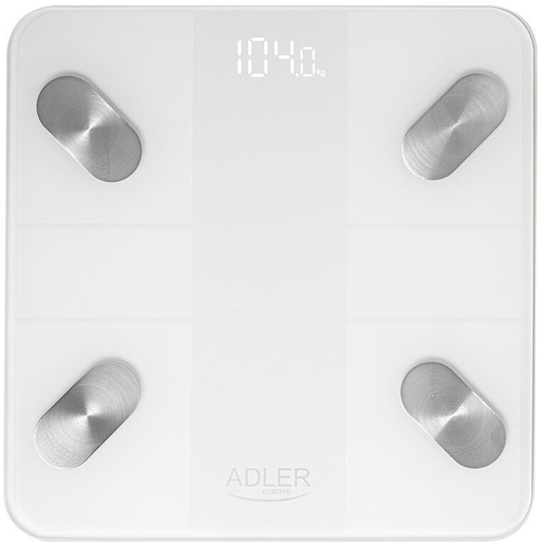 Cantar corporal AD 8186W 180 kg White