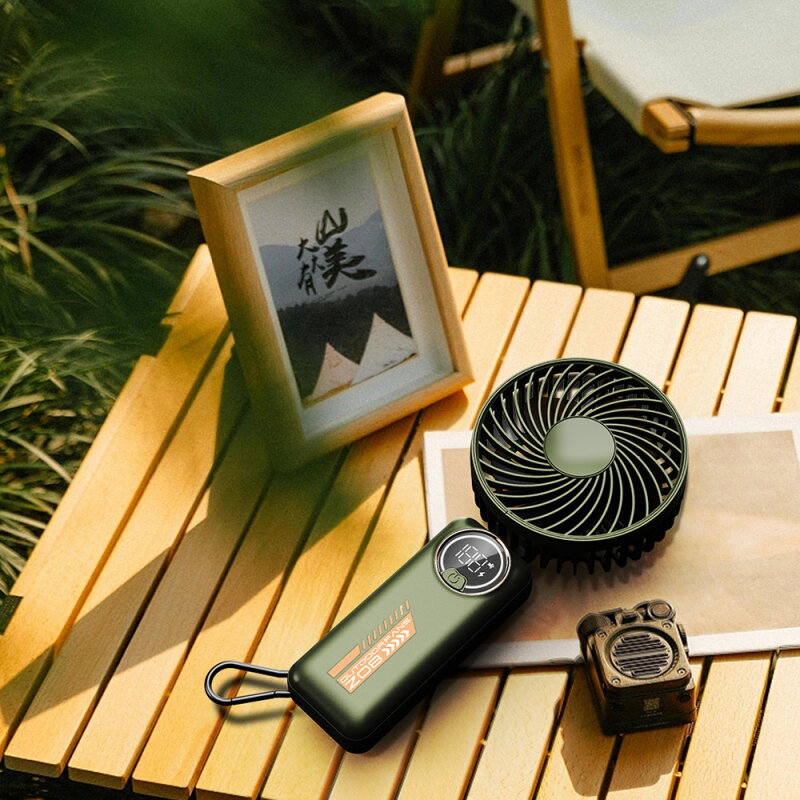 Ventilator Portabil Techsuit Z8 Verde — imaginea 2