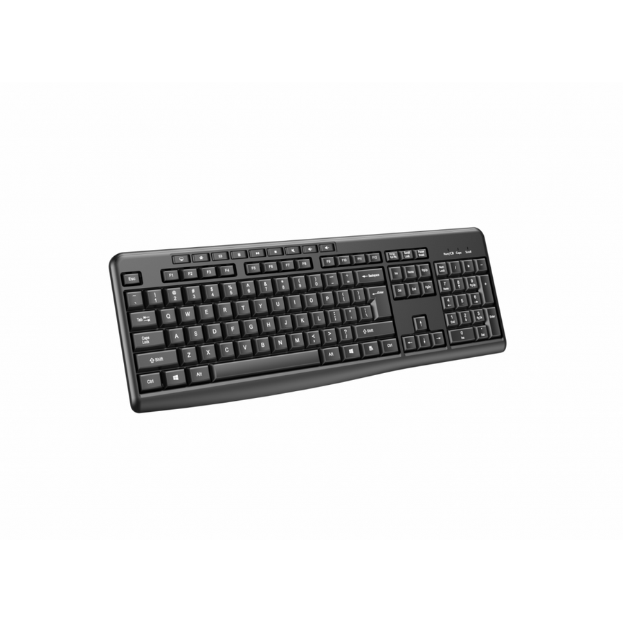 Tastatura Serioux SRXK-SKB706W Wireless 2.4GHz Negru — imaginea 3