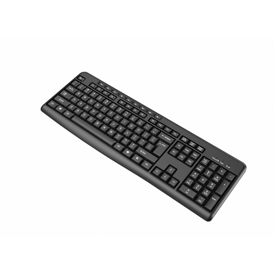 Tastatura Serioux SRXK-SKB706W Wireless 2.4GHz Negru — imaginea 4