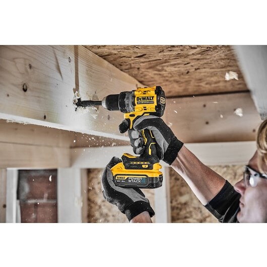 Mașina de Gaurit DeWALT DCD800H2T-QW cu 2 Acumulatori 18V 5Ah și Incarcator in Valiză Transport Galben/Negru — imaginea 4