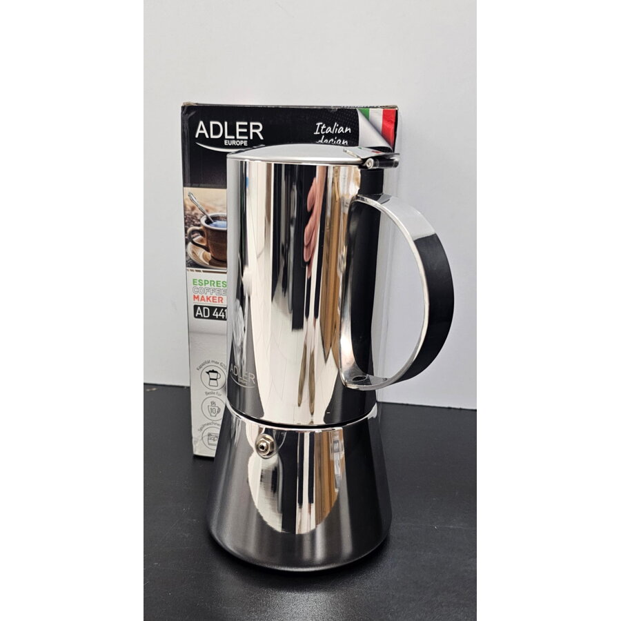 Cafetiera Italiana Resigilat AD 4417 Pentru Aragaz Espresso 620ml Otel Inoxidabil