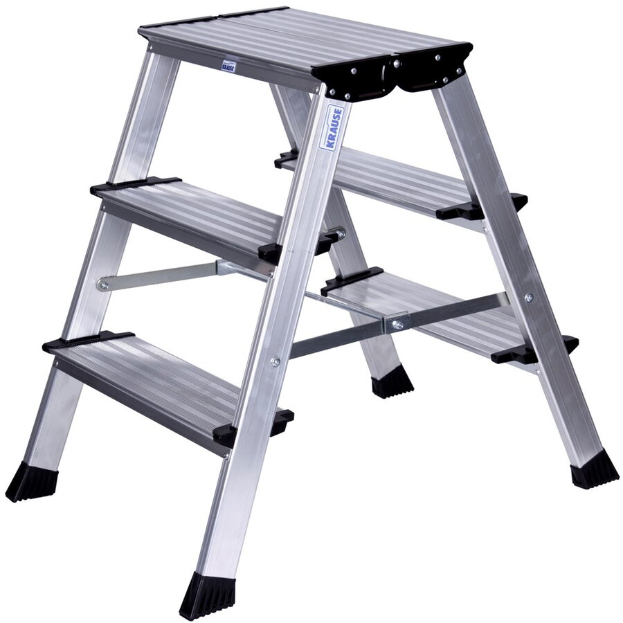 Scară de Lucru Krause Monto Treppo 2x3 Pliabilă Argintiu