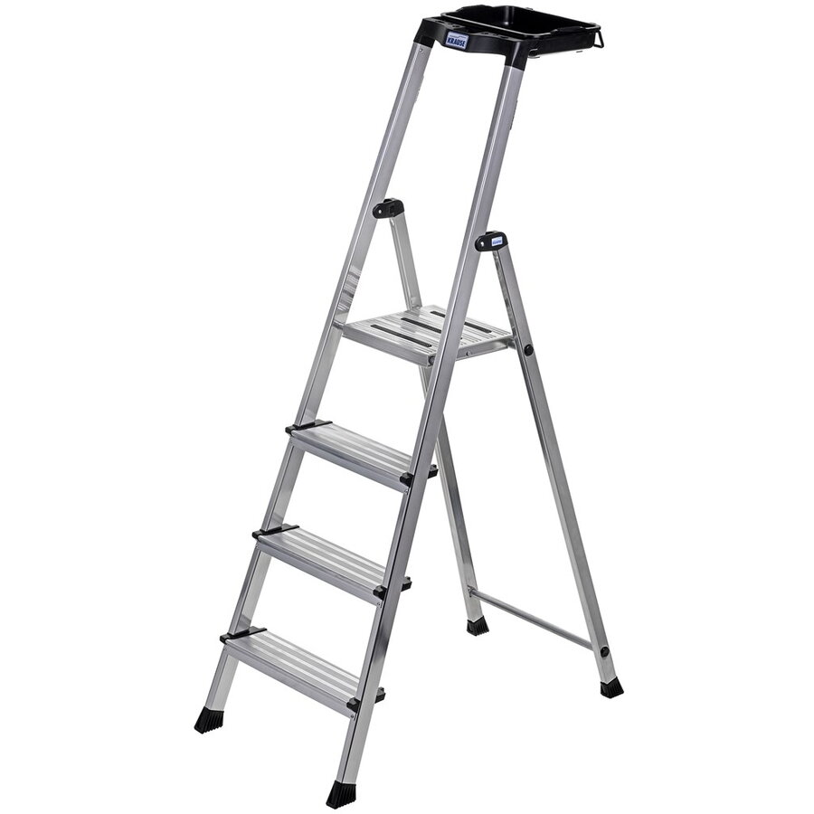 Scară de Lucru Krause Monto Secury MultiGrip 1x4 Argintiu