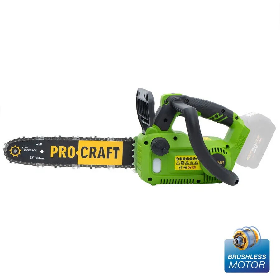 Drujba Electrica ProCraft PKA42Li 20V / 2Ah Fără Acumulator Motor Brushless Lama 30cm
