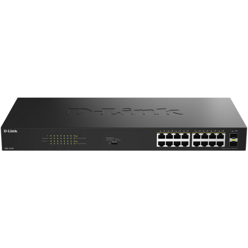 Switch D-Link 16 Port GE PoE Unmanaged
