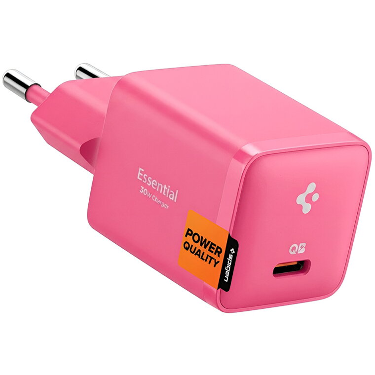 Incarcator Spigen Rețea EE301EU Essential 30W 3A 1 x USB-C Roz