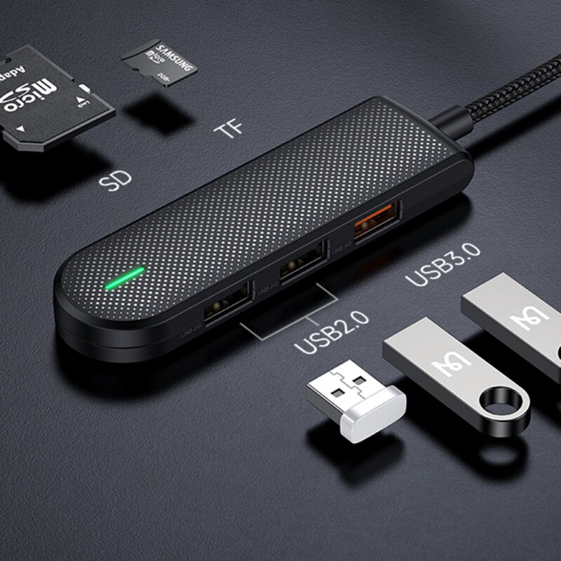 Hub USB Mcdodo HU-1430 Star 5in1 Negru — imaginea 4