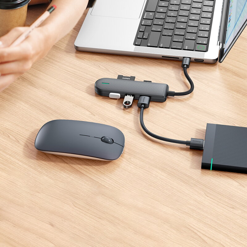 Hub USB Mcdodo HU-1430 Star 5in1 Negru — imaginea 5