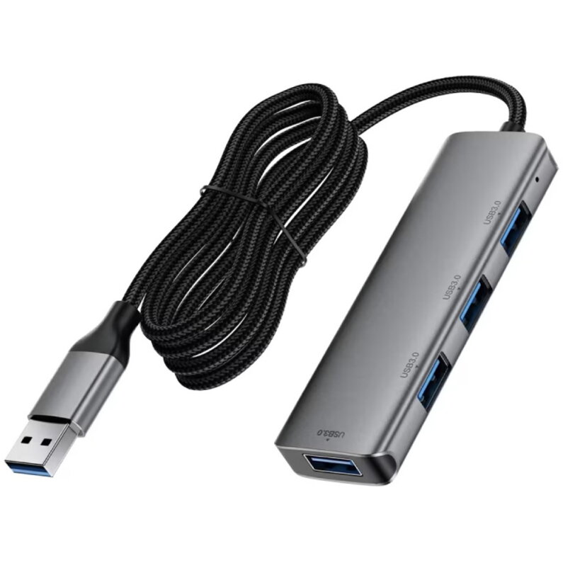Hub USB Acefast USB J17 4in1 Gri