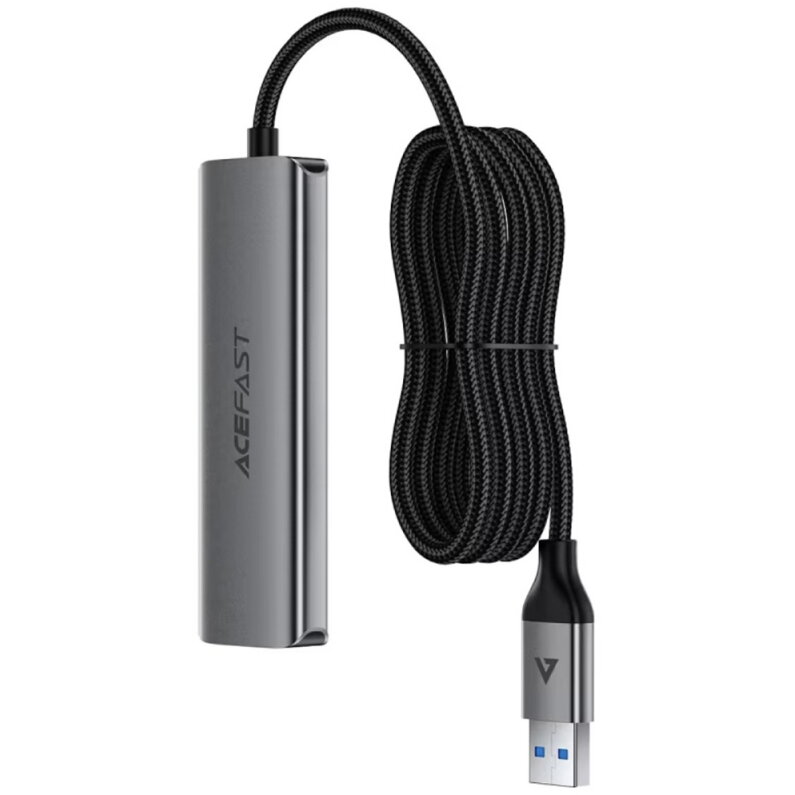 Hub USB Acefast USB J17 4in1 Gri — imaginea 3