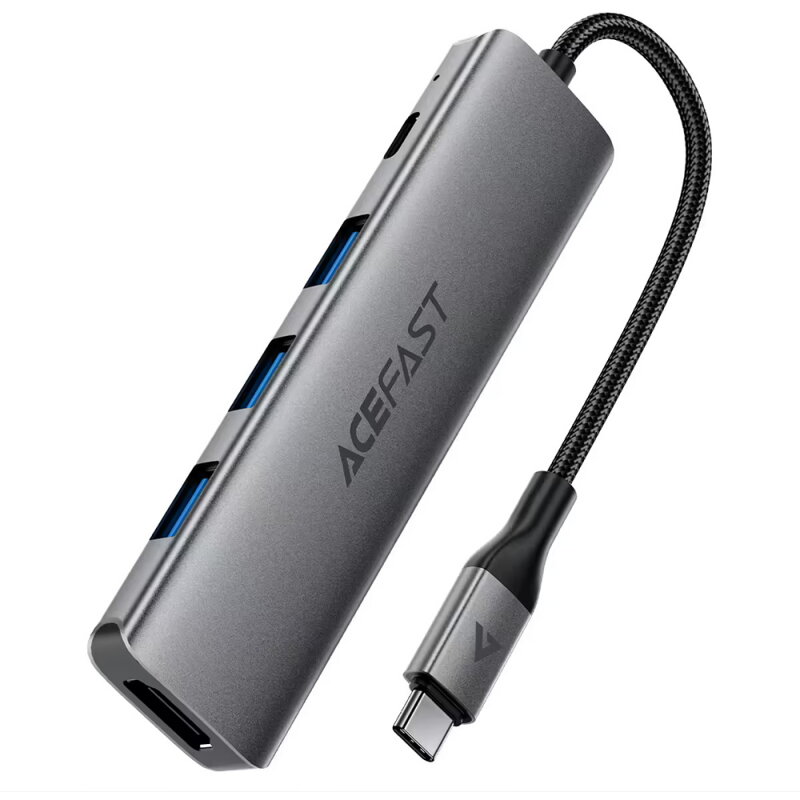 Hub USB Acefast J16 5in1 Gri