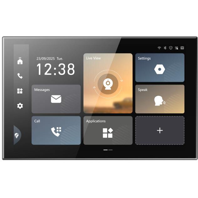 Statie Interioară Videointerfon Hikvision DS-KH9570-WTE1/S IPS Touchscreen 10.1Inch Wi-Fi Android 14 Negru