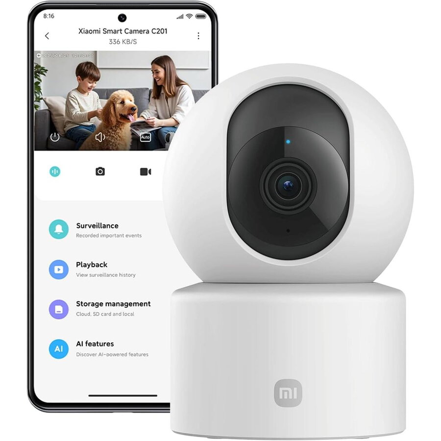 Camera de Supraveghere Smart Camera C201 Alb