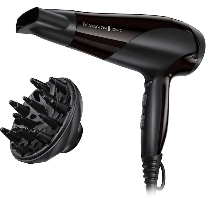 Uscator de Par D3198 Putere 2200W 3 Nivele de Caldura 2 Viteze Ionic Negru