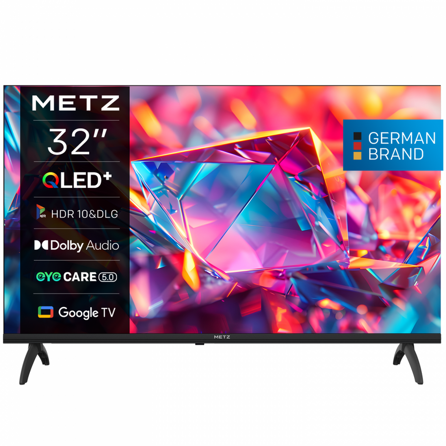 Televizor Metz Smart QLED 32MQH7030Z 80cm 32inch HD Google TV Black